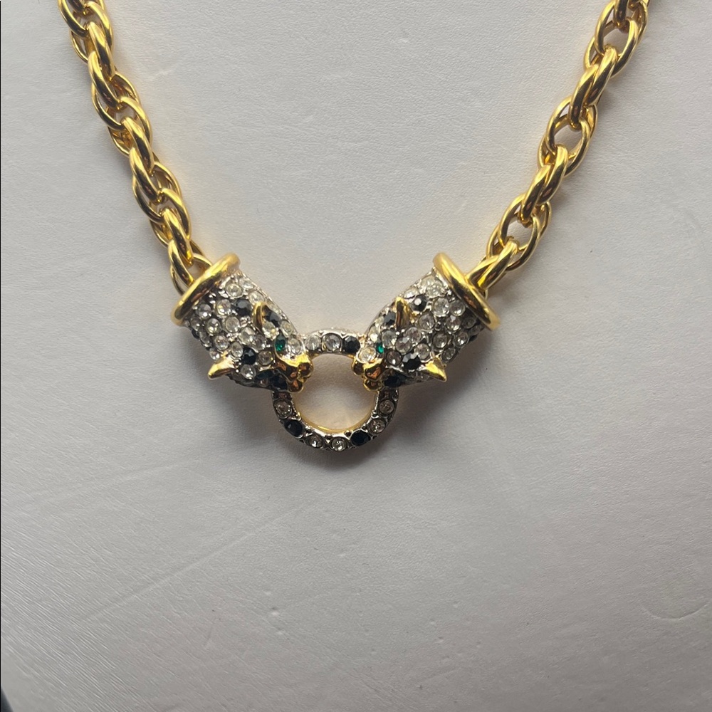 Elegant Gold and Silver Necklace